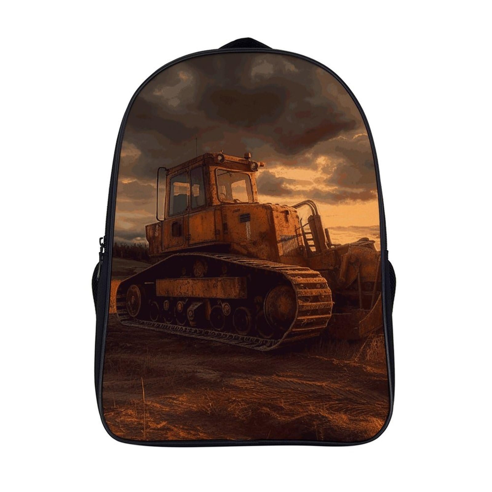 Mochila NQHJT Bulldozer Evening para laptop 15.6 pulgadas