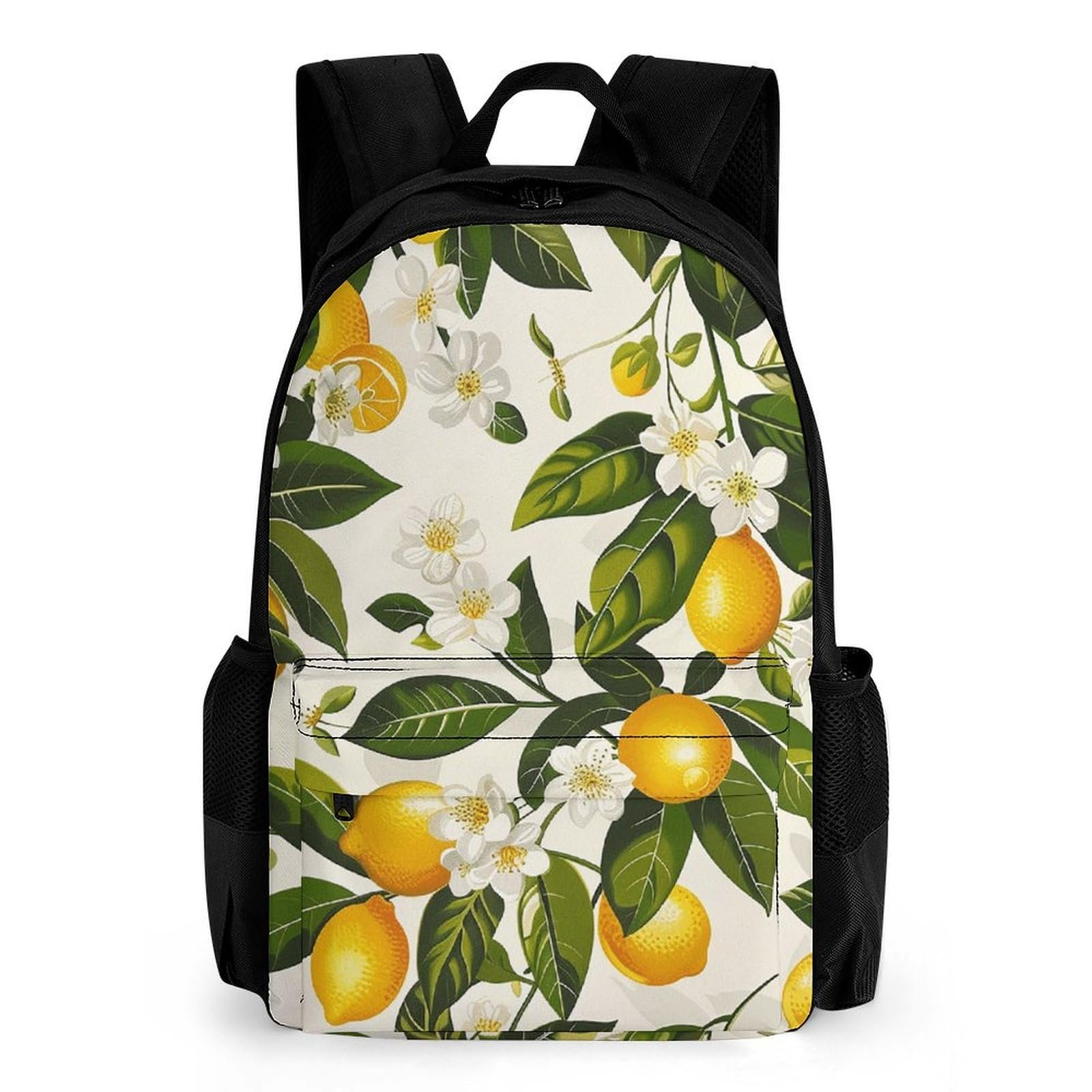 GFLFMXZW Mochila grande para laptop - Limones y Flores
