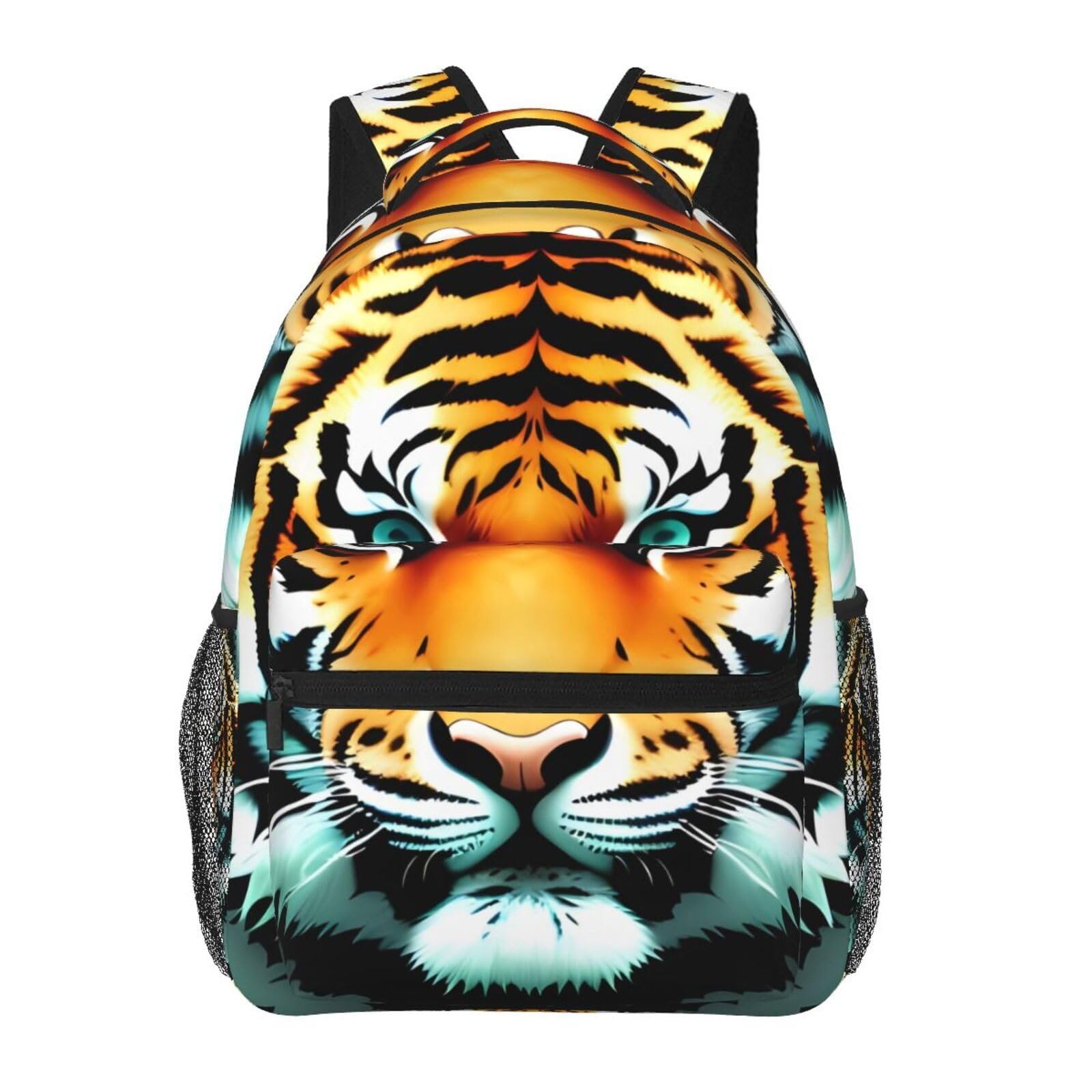Mochila BWLHJKE Unisex Tigre para Laptop, Grande