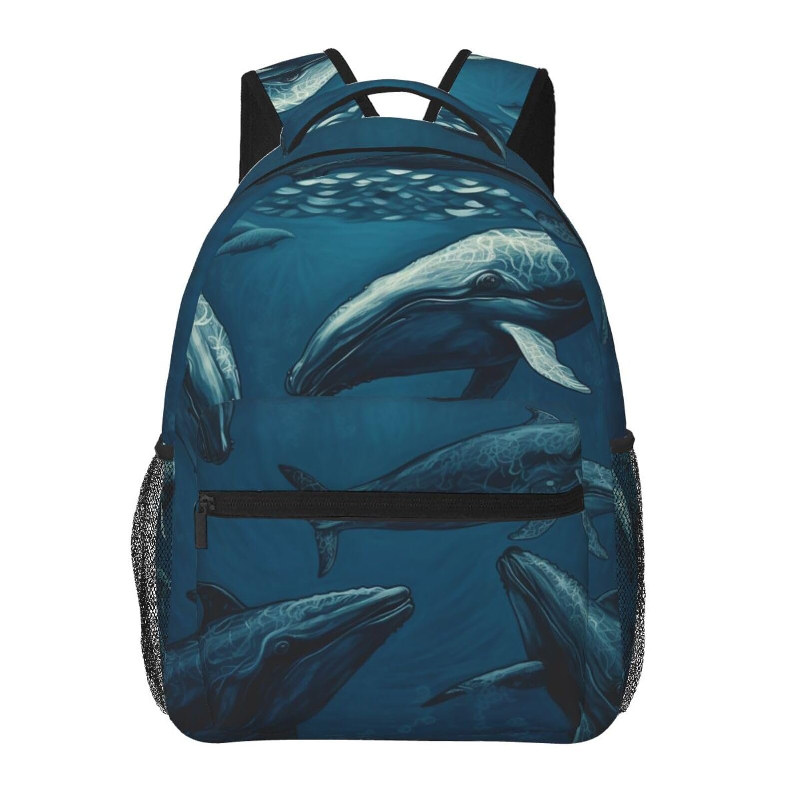 BWLHJKE Mochila de Viaje Unisex Ocean Whale para Laptop