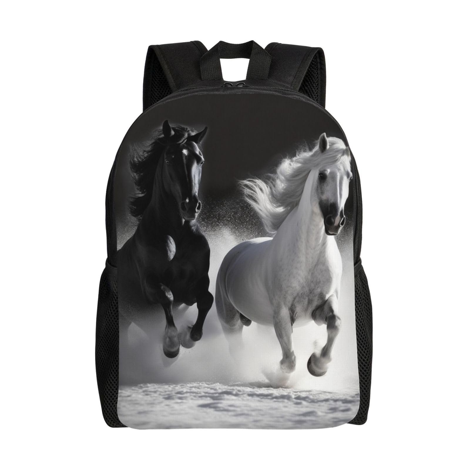 Mochila LHBWCVN Caballos 16.1 pulgadas Negra