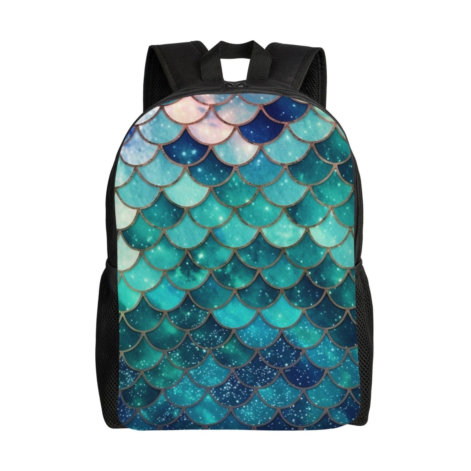 Mochila LHBWCVN escamas de sirena para laptop 16.1