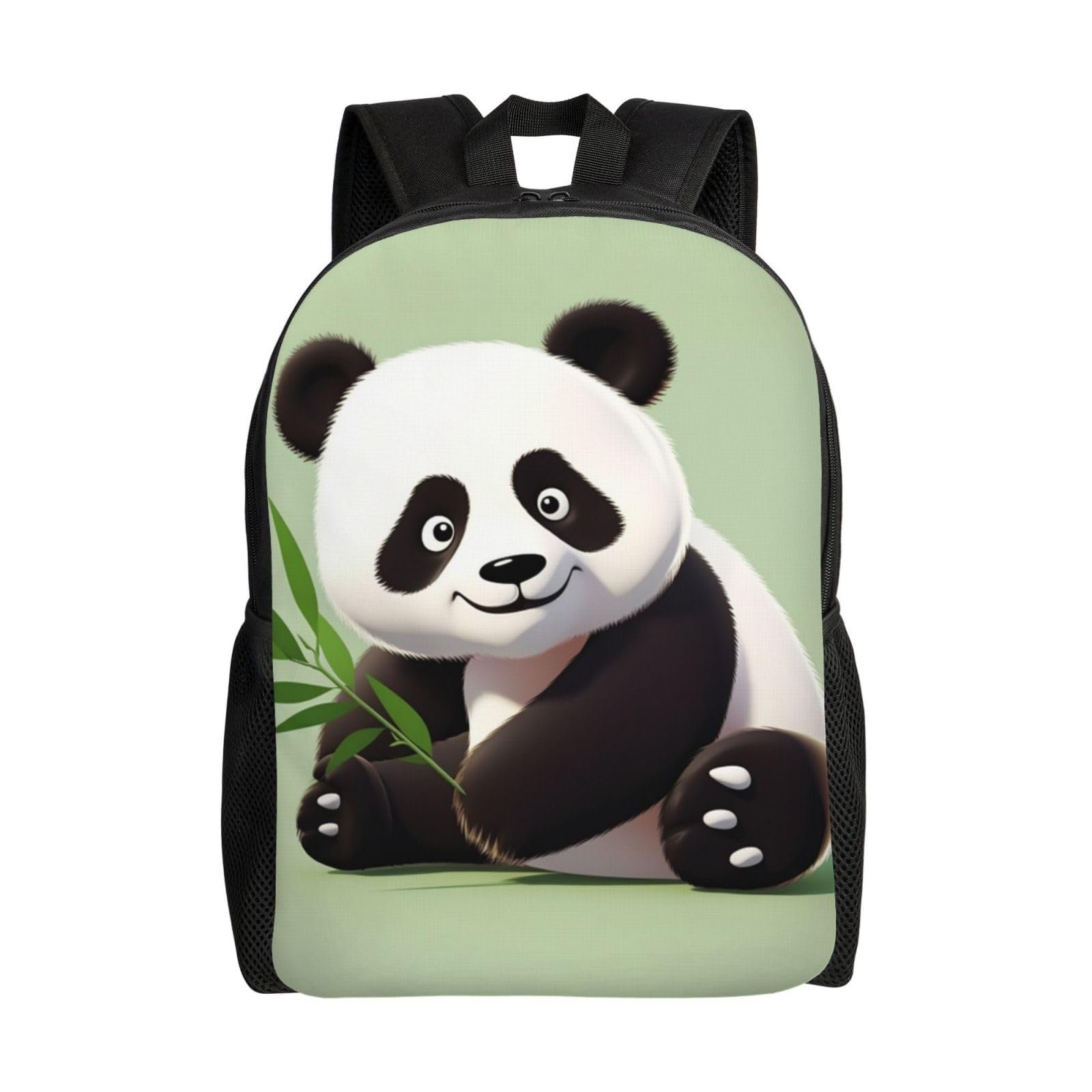 Mochila de viaje LHBWCVN con panda para laptop 16.1 pulgadas