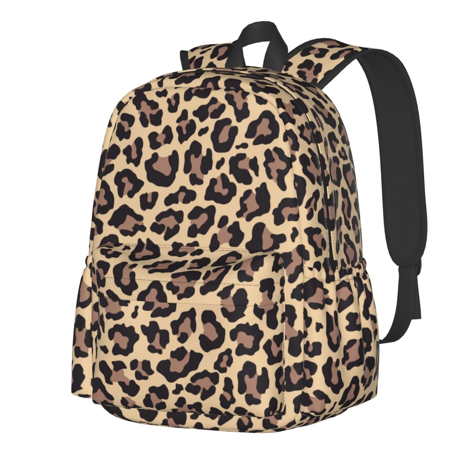 Jbofyee Mochila Laptop Leopardo, Ligera Unisex