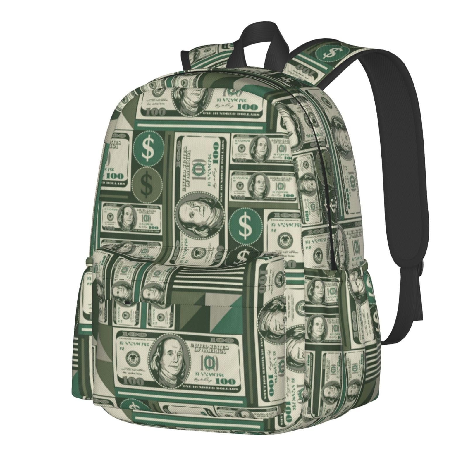 Jbofyee Mochila para laptop 'Money' 15.6 pulgadas