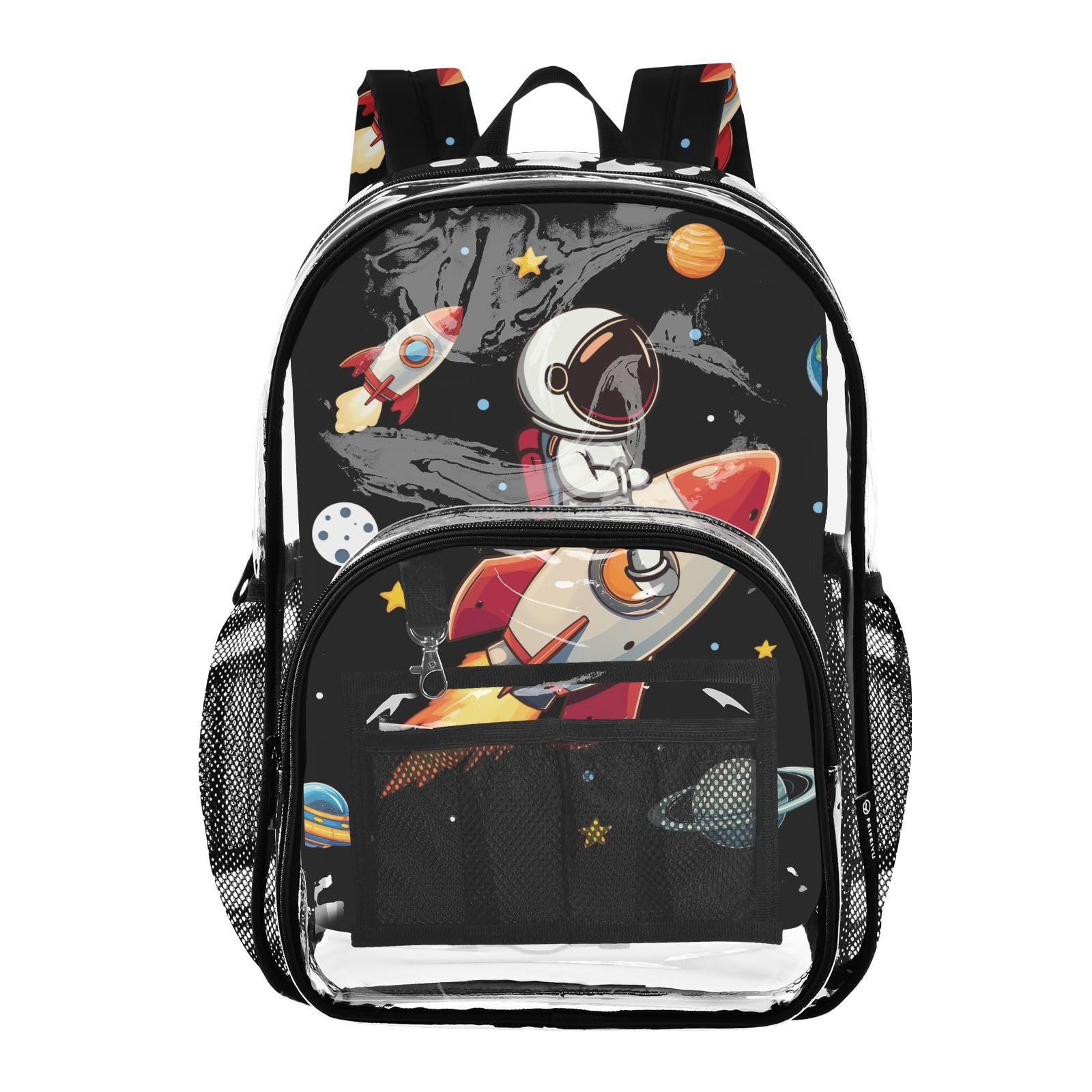 Mochila transparente UWSG para escuela y trabajo