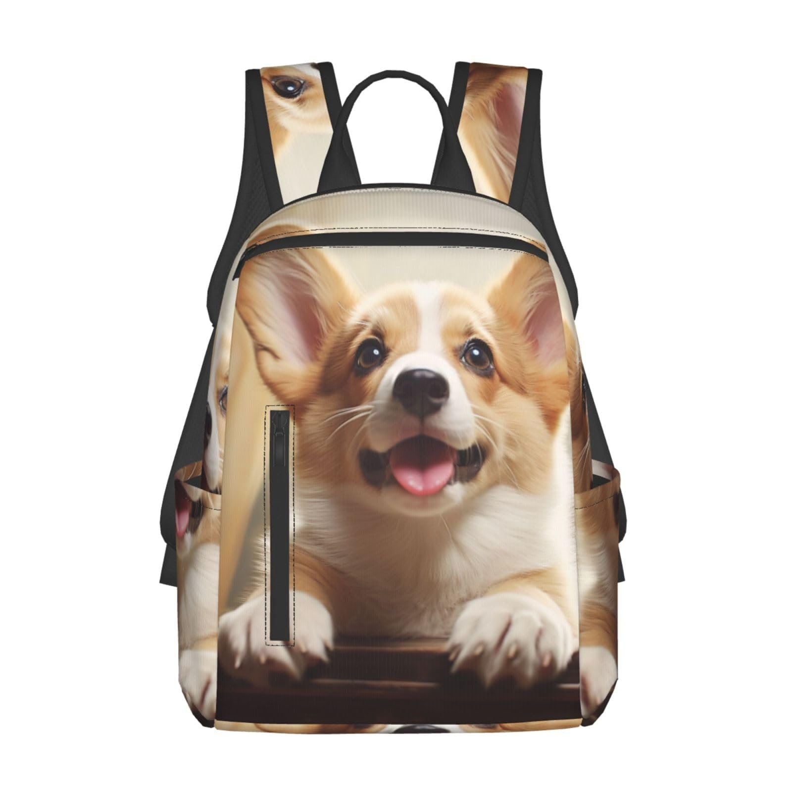 LHBWCVN Mochila de viaje Corgi para laptop ligera