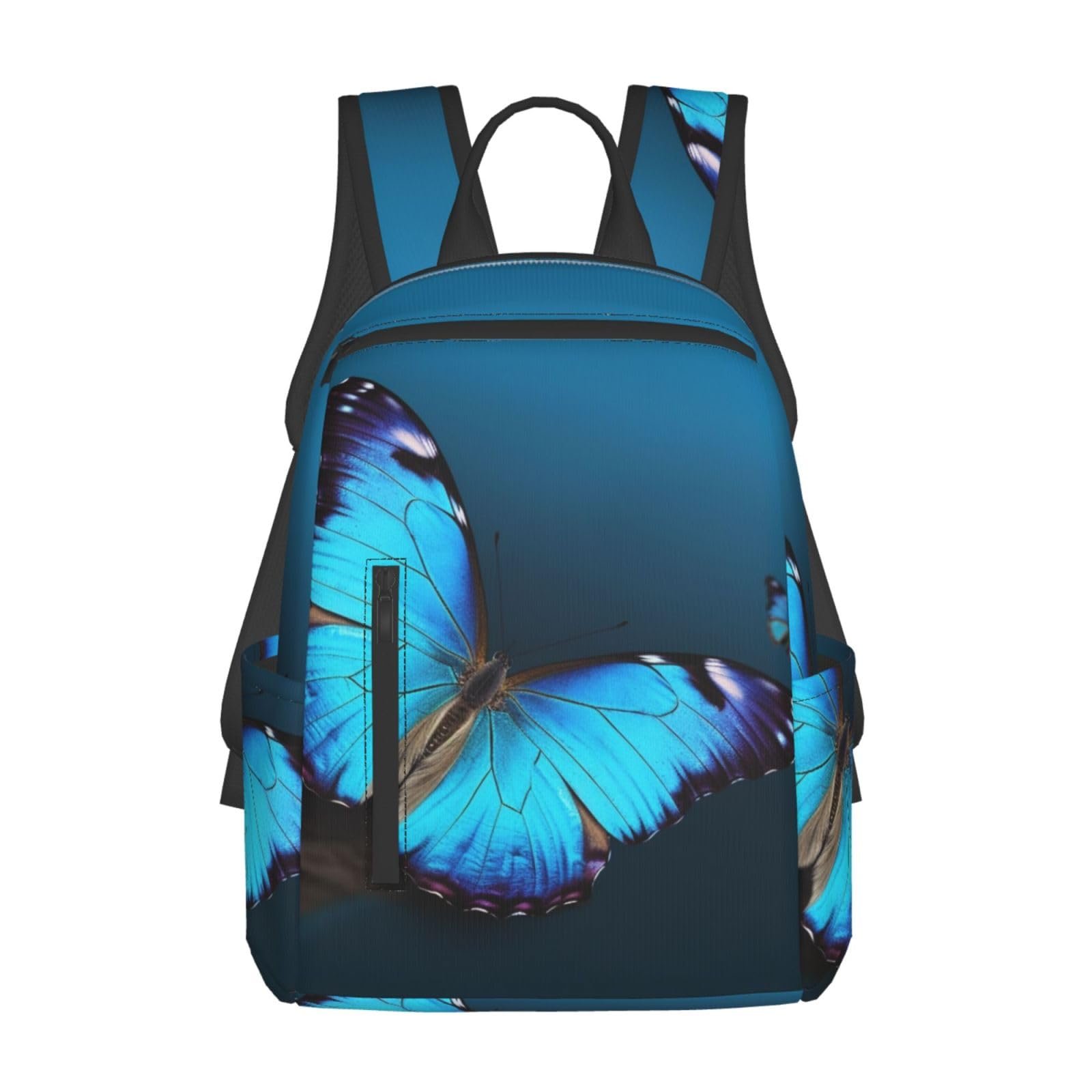 Mochila de viaje LHBWCVN - Mariposa azul para laptop