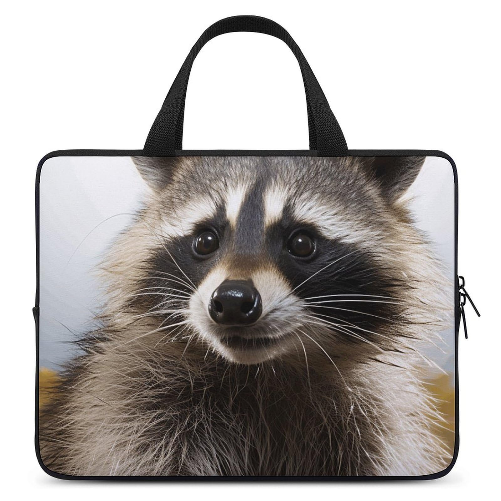 Maletín para laptop Mapache Peludo 10-17'' Unisex