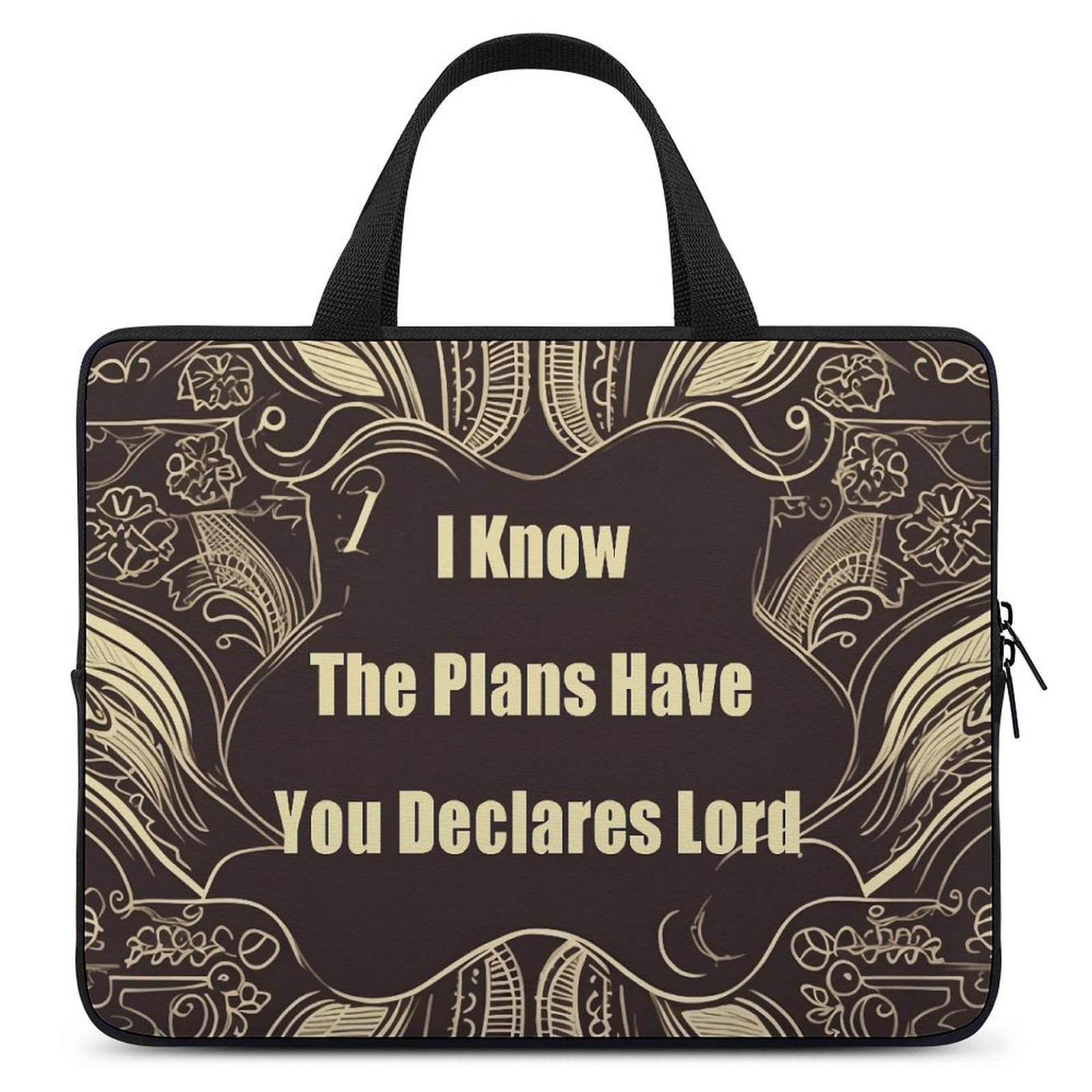 Maletín para laptop 'I Know The Plans' 10–17" Blanco