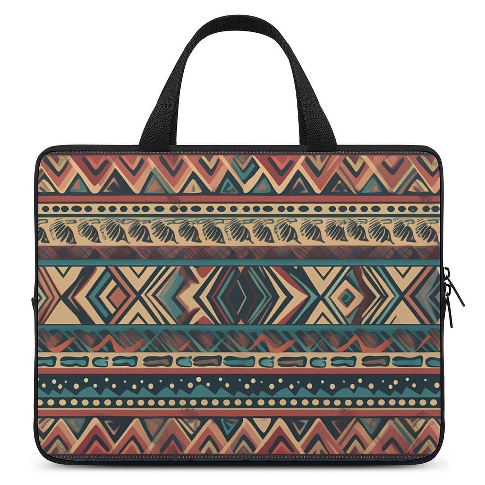 Maletín para laptop de mujer con estampado nativo