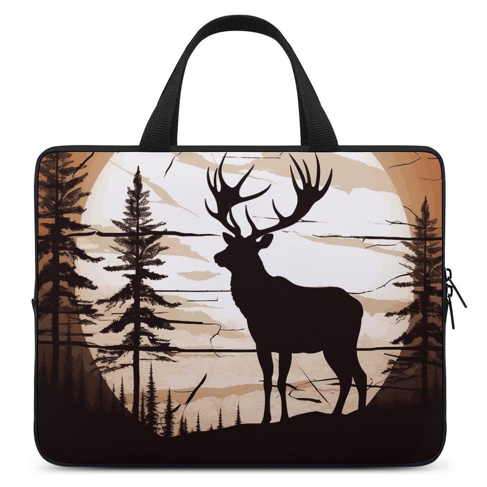 Bolso para laptop 15" con silueta de alce