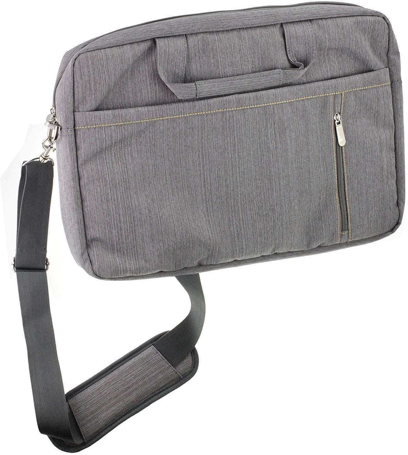 Navitech Bolsa Gris Resistente al Agua para laptop 16"