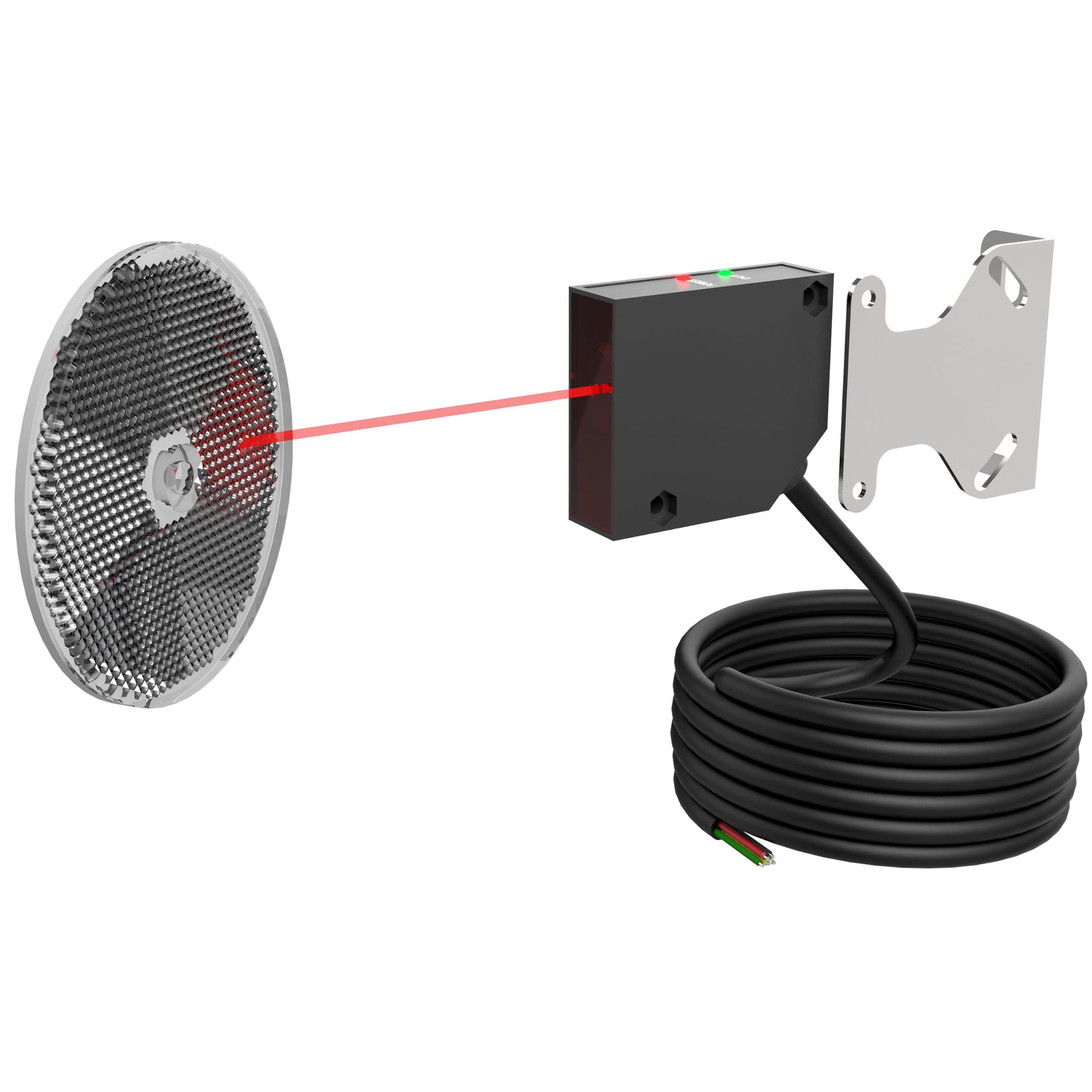Bl tezeit Sensor Retroreflectante ME-R12M1 (haz rojo)