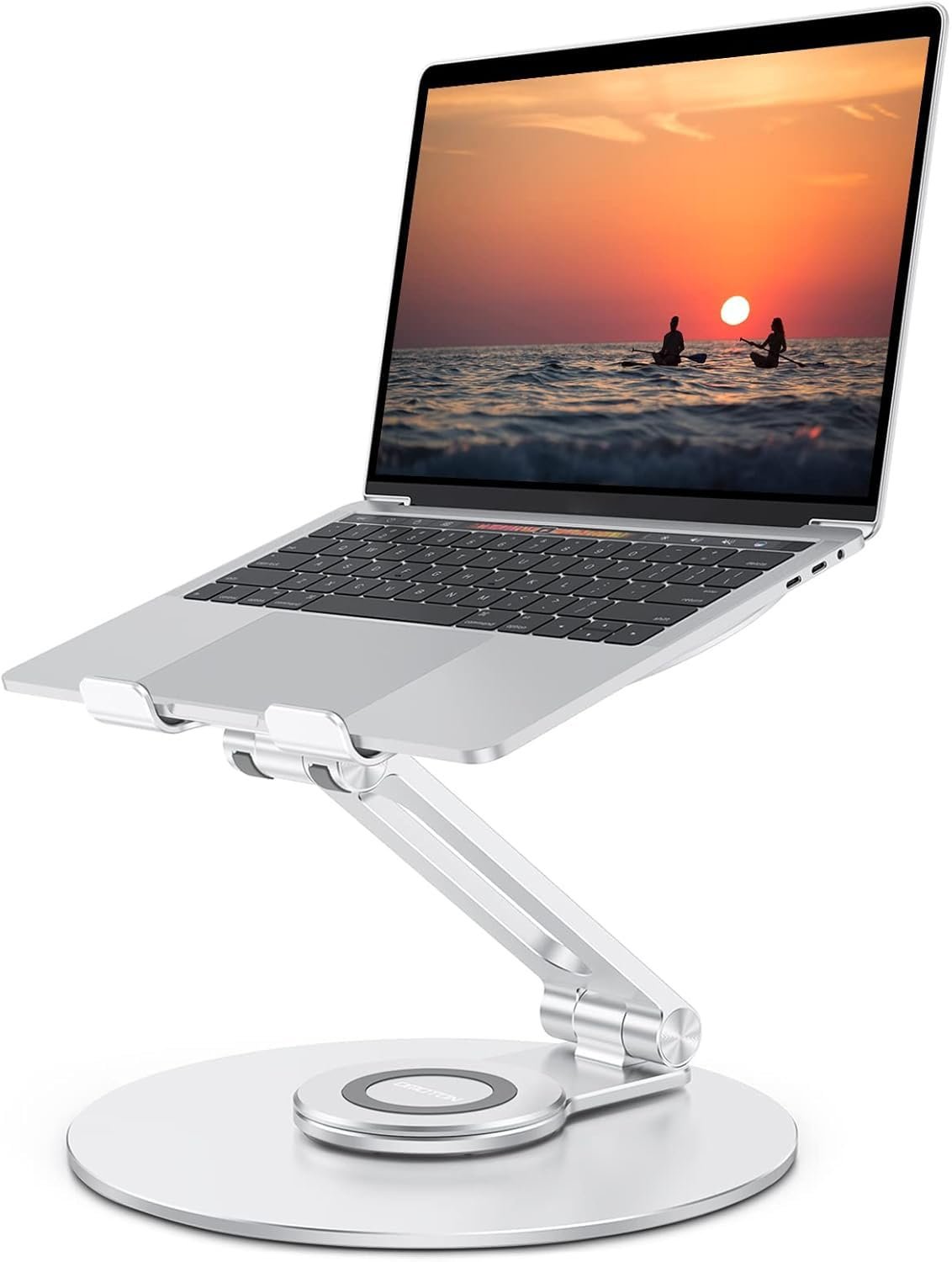 OMOTON Soporte Ajustable para Laptop 360° Plata