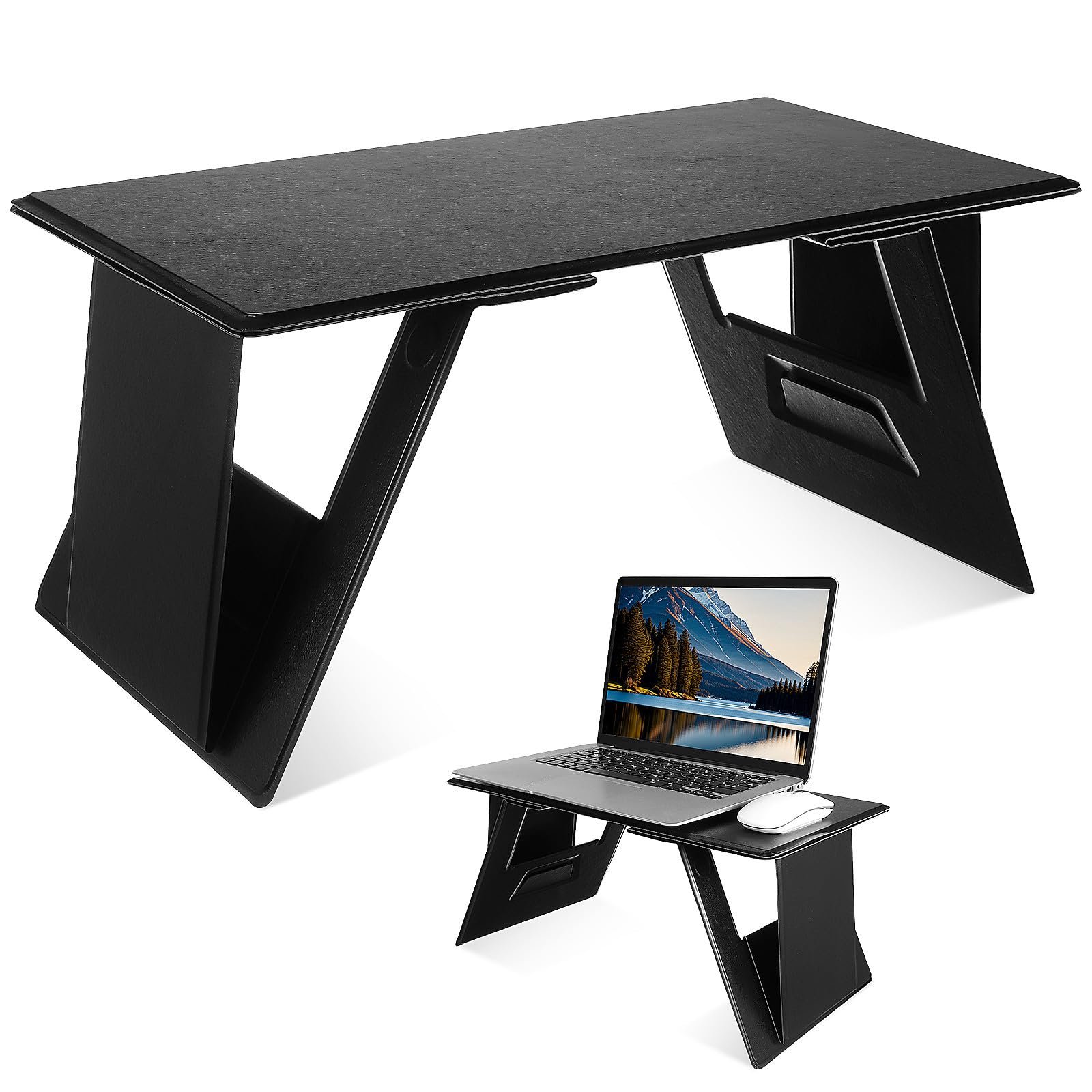 SEWACC Mesa Plegable para Laptop con Ángulos Ajustables