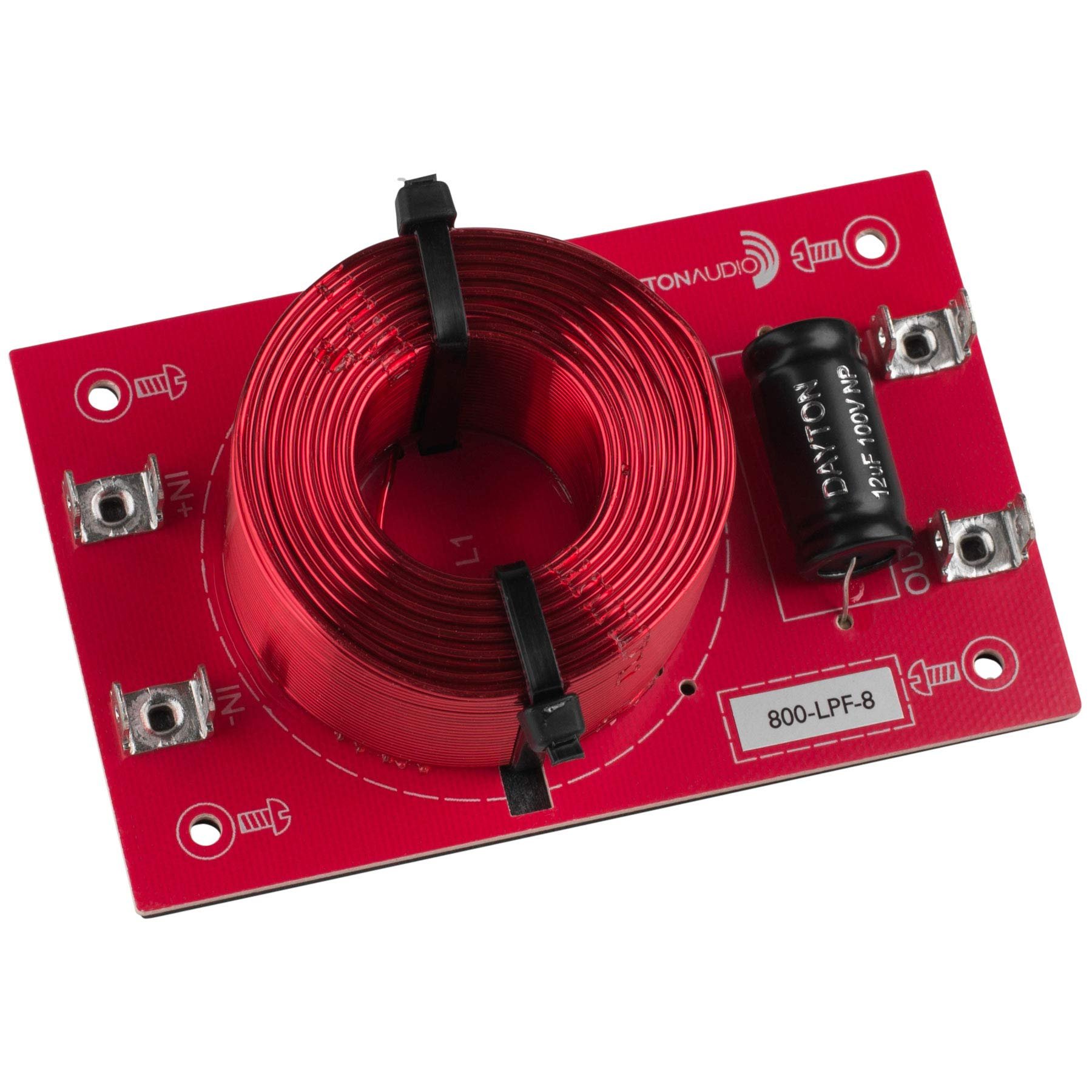 Dayton Audio 800-LPF-8 Filtro paso bajo 800 Hz 12 dB/oct