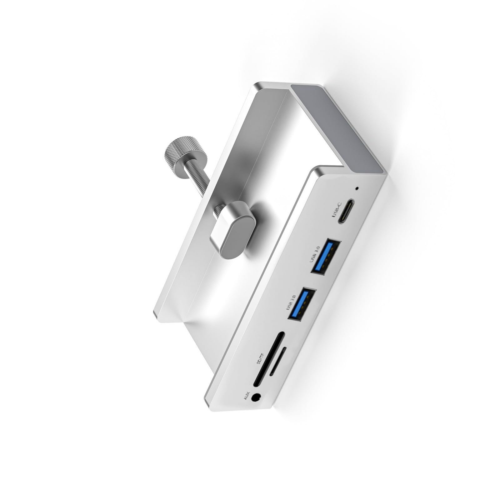 Adaptador USB3.0 Type-C aluminio 5Gbps multi-puerto