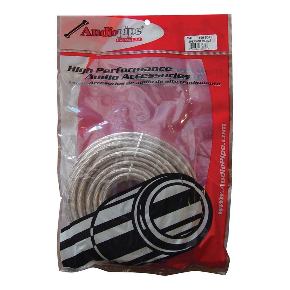 Audiopipe CABLE1050 Cable de altavoz 10 GA 50'