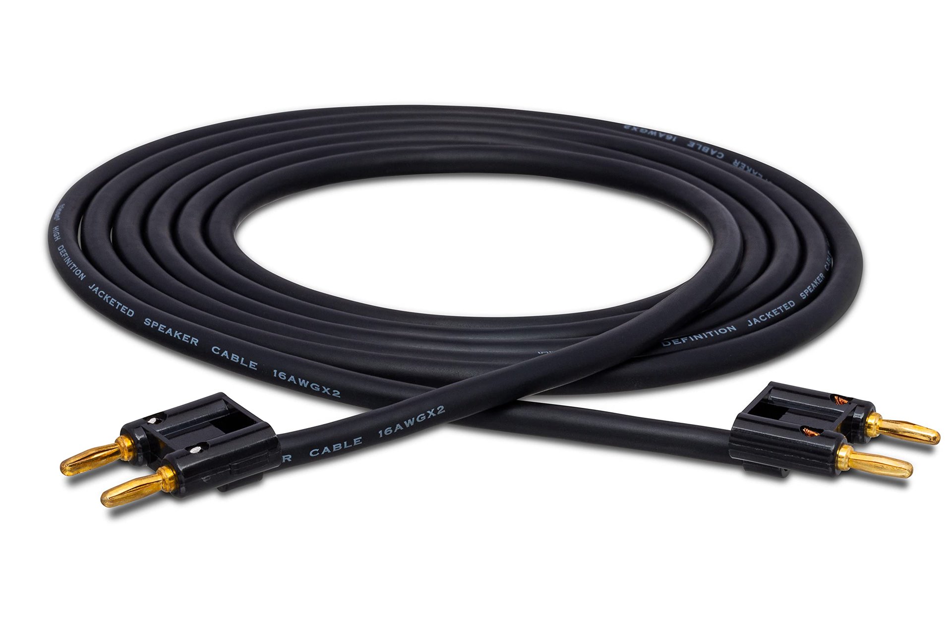 Hosa SKJ-630BB Cable de bocina, doble banana, 30 pies