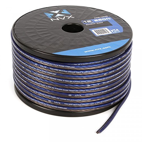 NVX XWS1250 Cable para altavoz 12 AWG 50 pies Cobre 100%