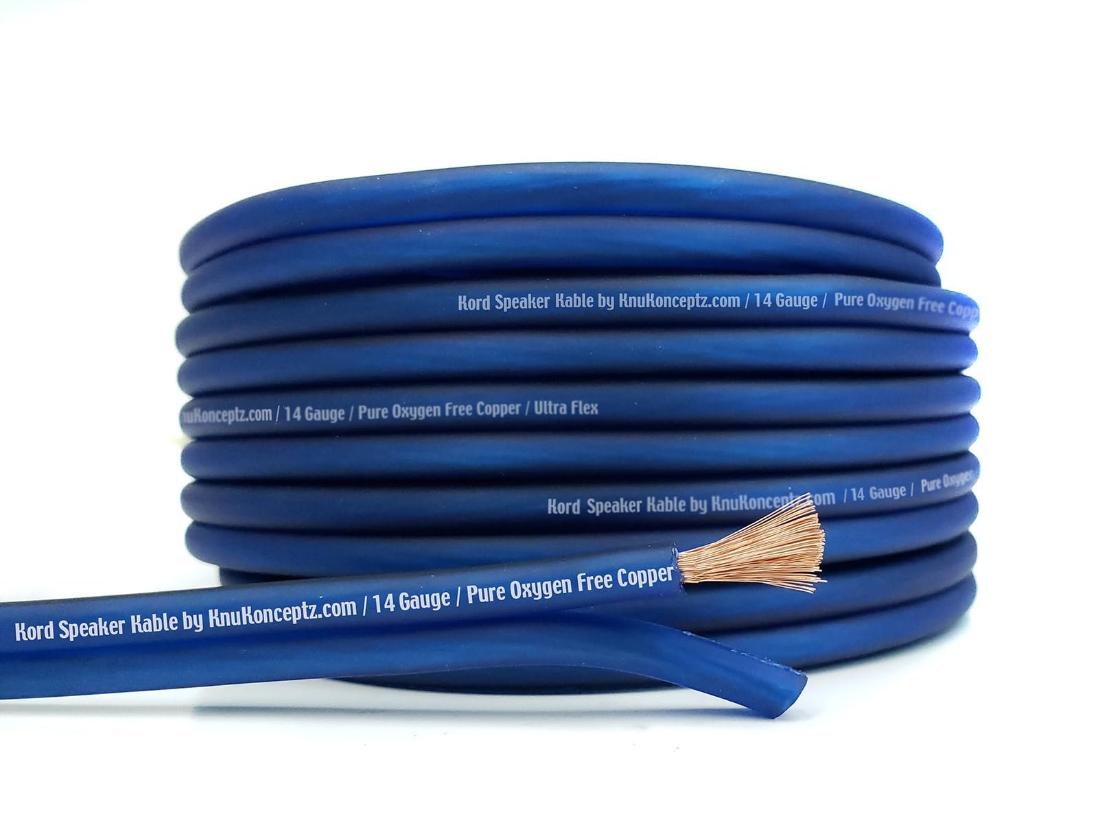 KnuKonceptz Kord Kable Cable para bocinas 14 AWG 50 pies