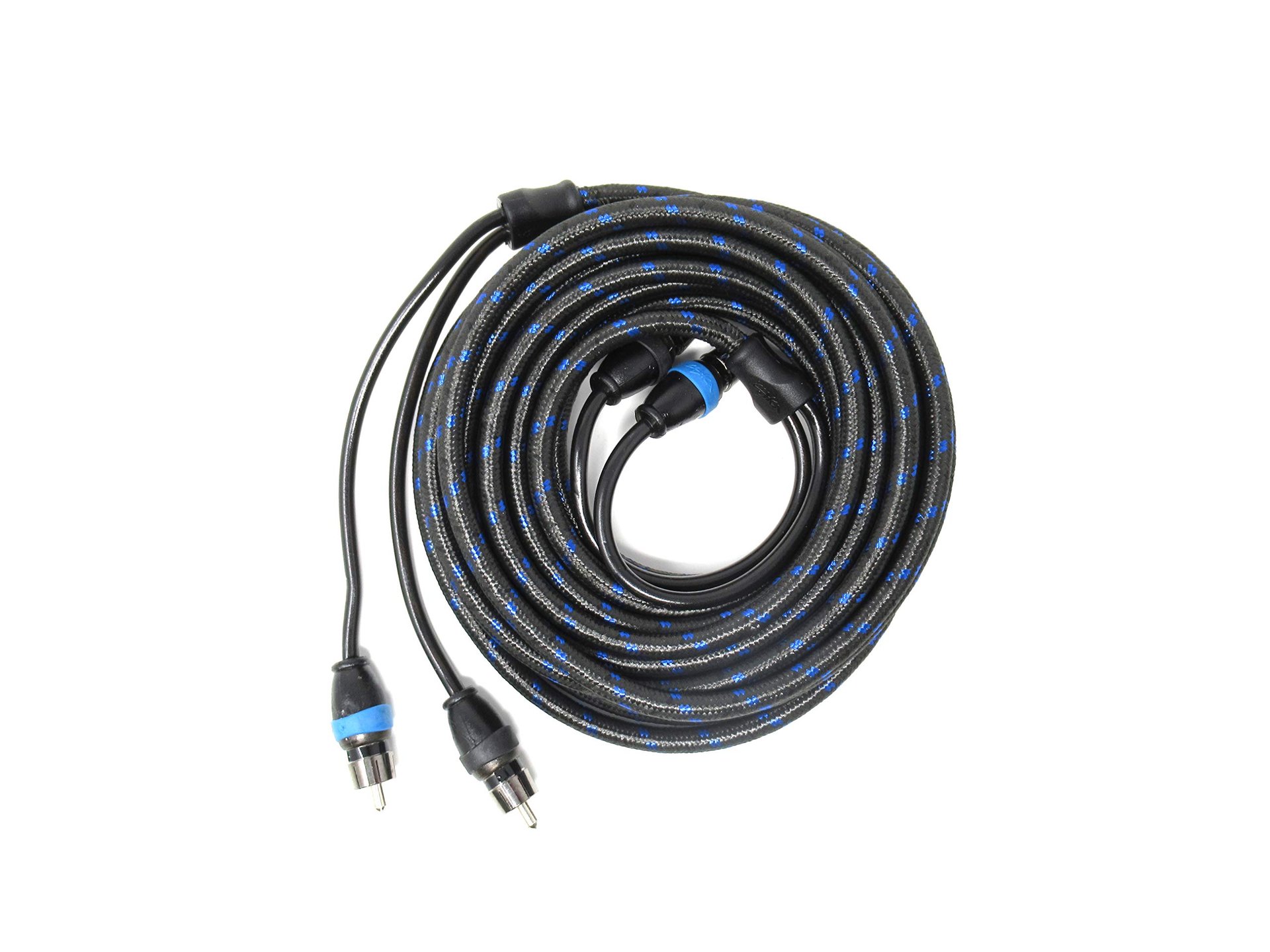 Sky High Car Audio Cables RCA 2 can. 20 ft, triple blindaje
