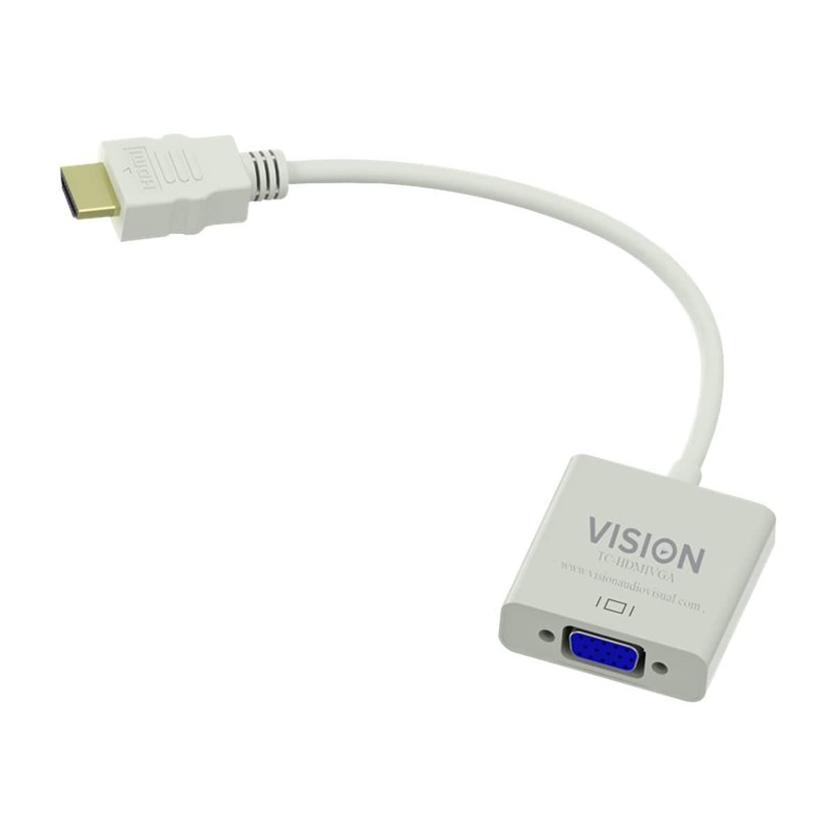 VISION CABLES Adaptador HDMI a VGA - Blanco