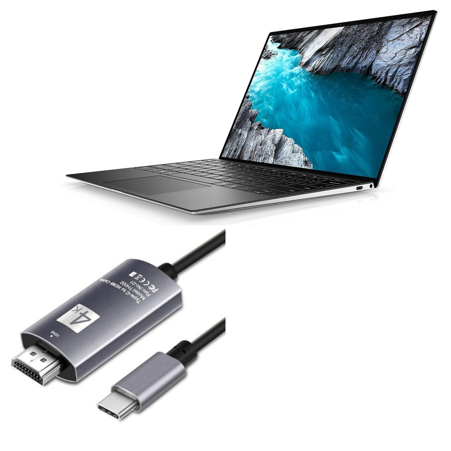 Cable BoxWave para Dell XPS 13 (9310) — USB‑C a HDMI 6 ft