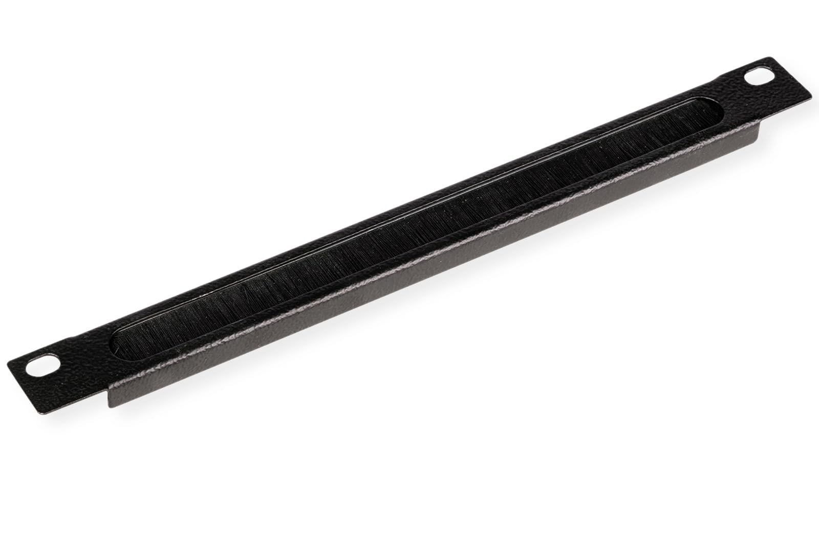 ROLINE Guía de cables 10" con cepillo 0.5U Negro