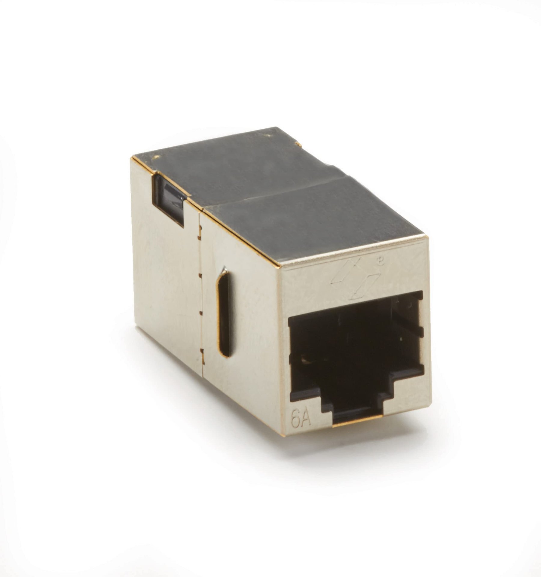 Acoplador apantallado CAT6A recto Black Box C6ACP71S-SV