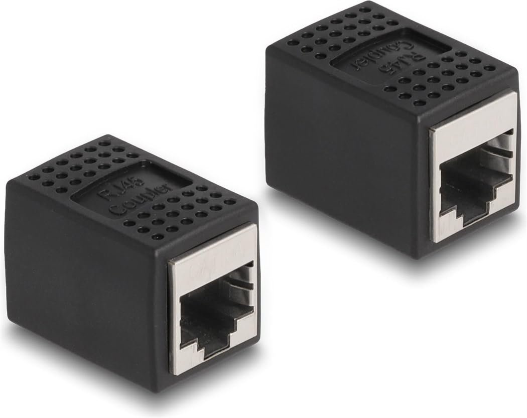 DeLOCK Adaptador RJ45 hembra a RJ45 hembra Cat.6A