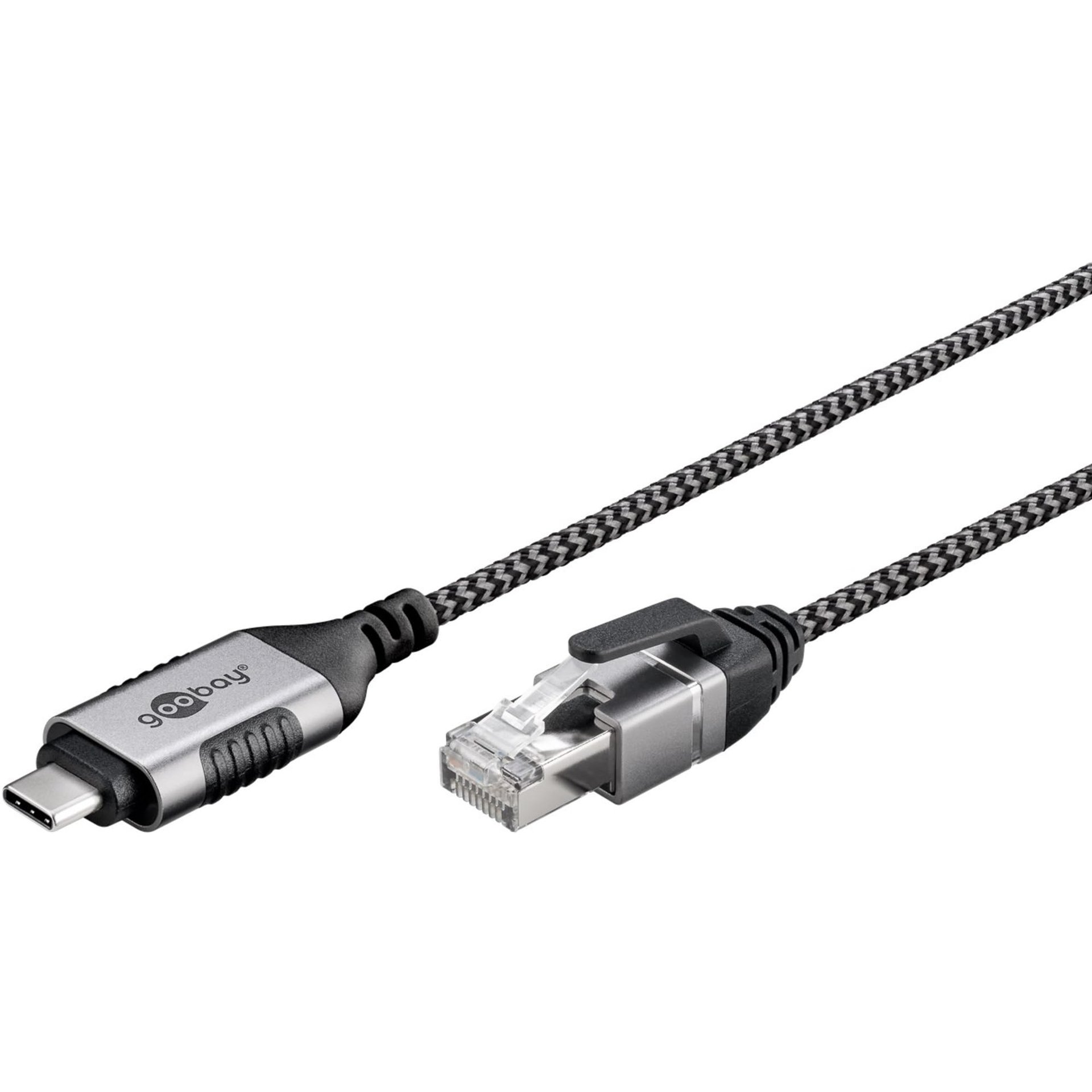 goobay Slim USB-C 3.1 a RJ45 Cat6 - 1.5 m