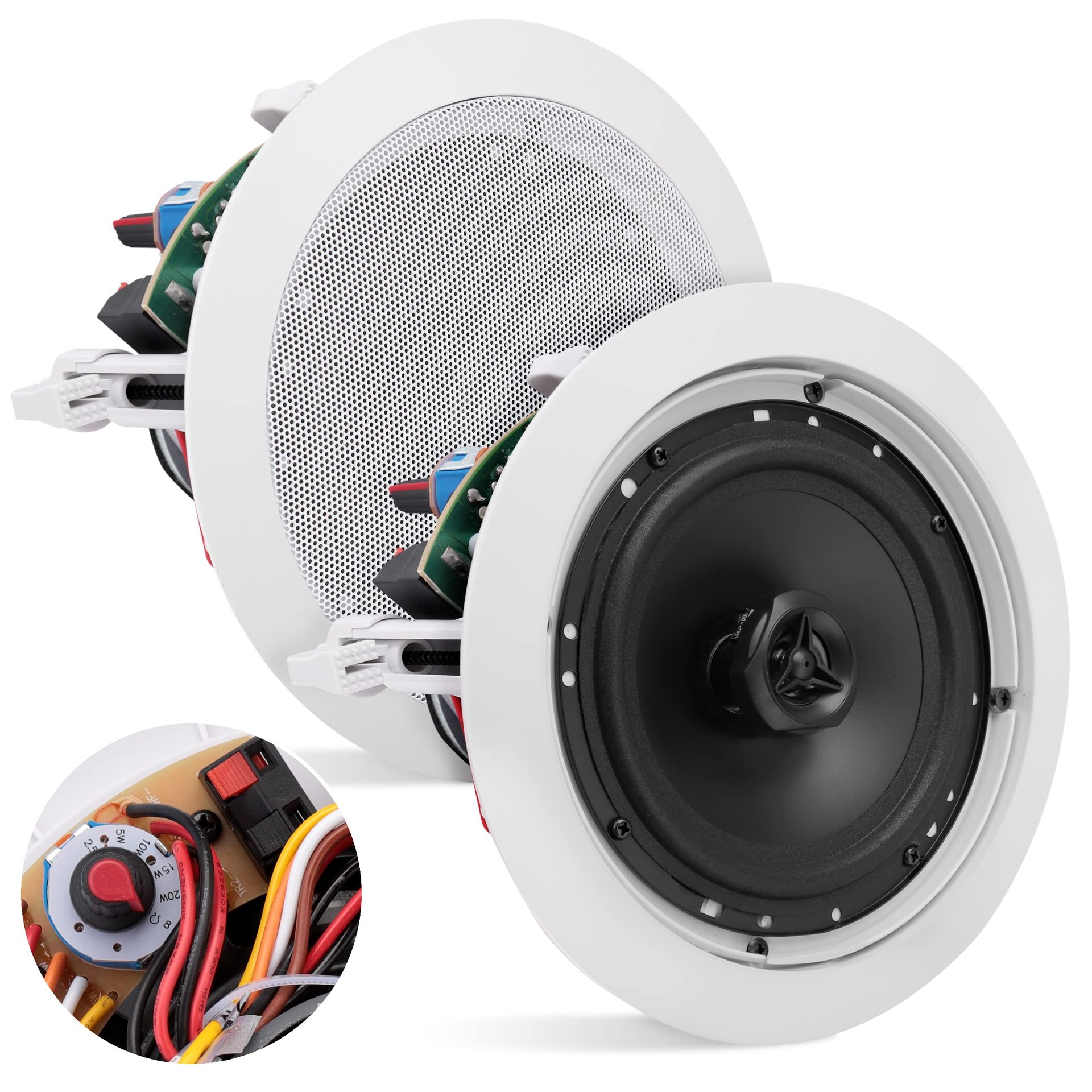 Pyle Bocina Empotrable 6.5" 2-vías 70V Techo/Pared