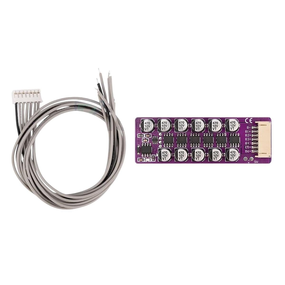 Equalizador capacitivo activo 3S–6S 1.2A para baterías
