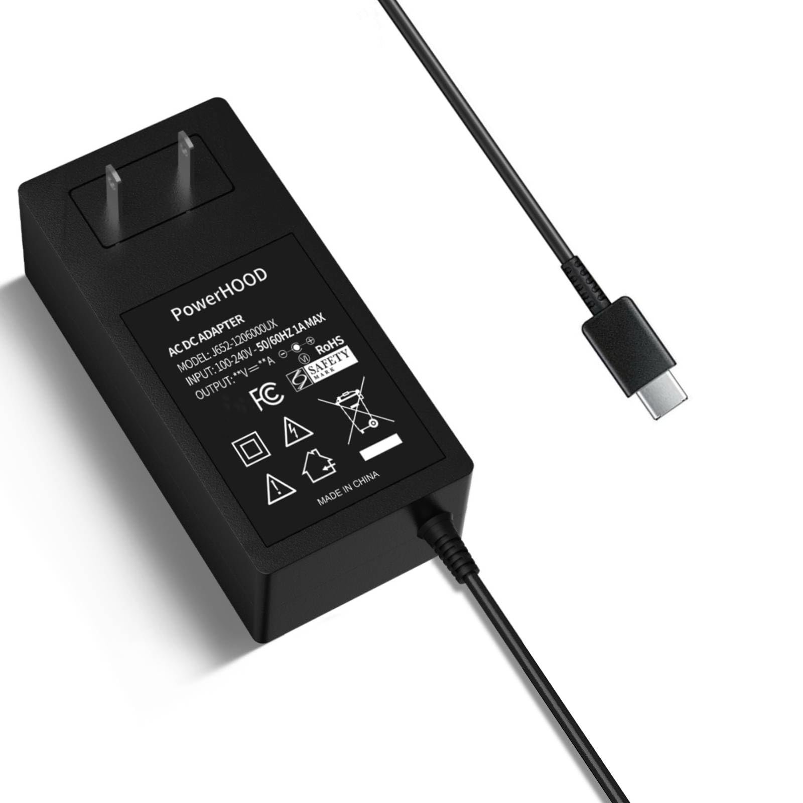 PowerHOOD Adaptador 12V USB-C para UOWAMOU BTC5xx