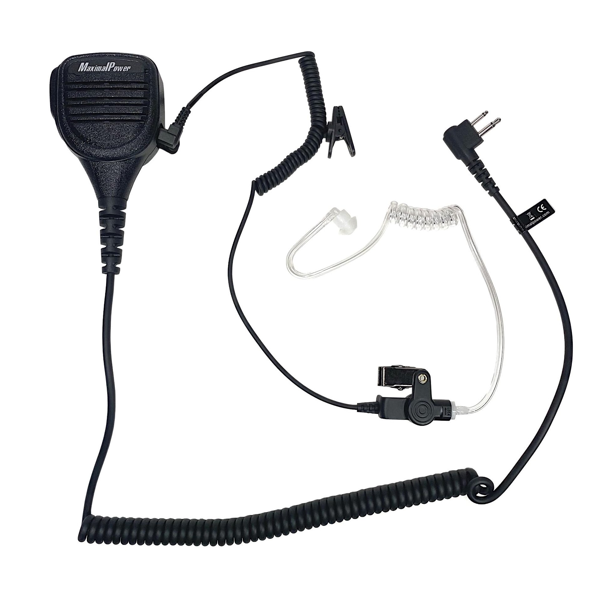 Micrófono para radio Motorola con audífono acústico