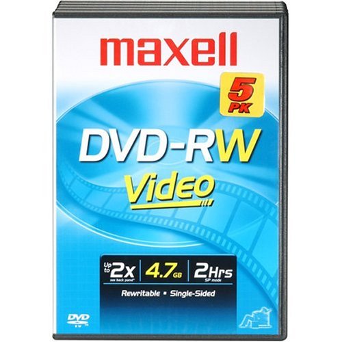 Maxell DVD-RW 4.7 GB (Paquete de 5) 635116