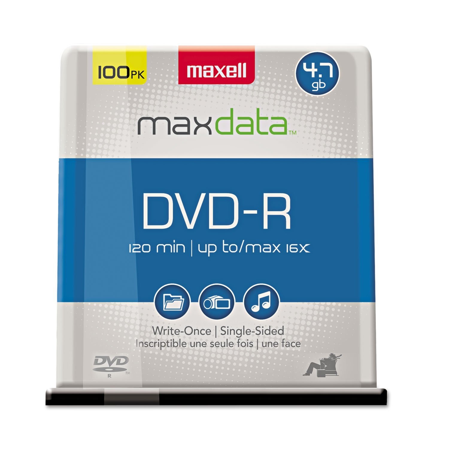 Maxell DVD-R 16x 4.7GB - Paquete de 100