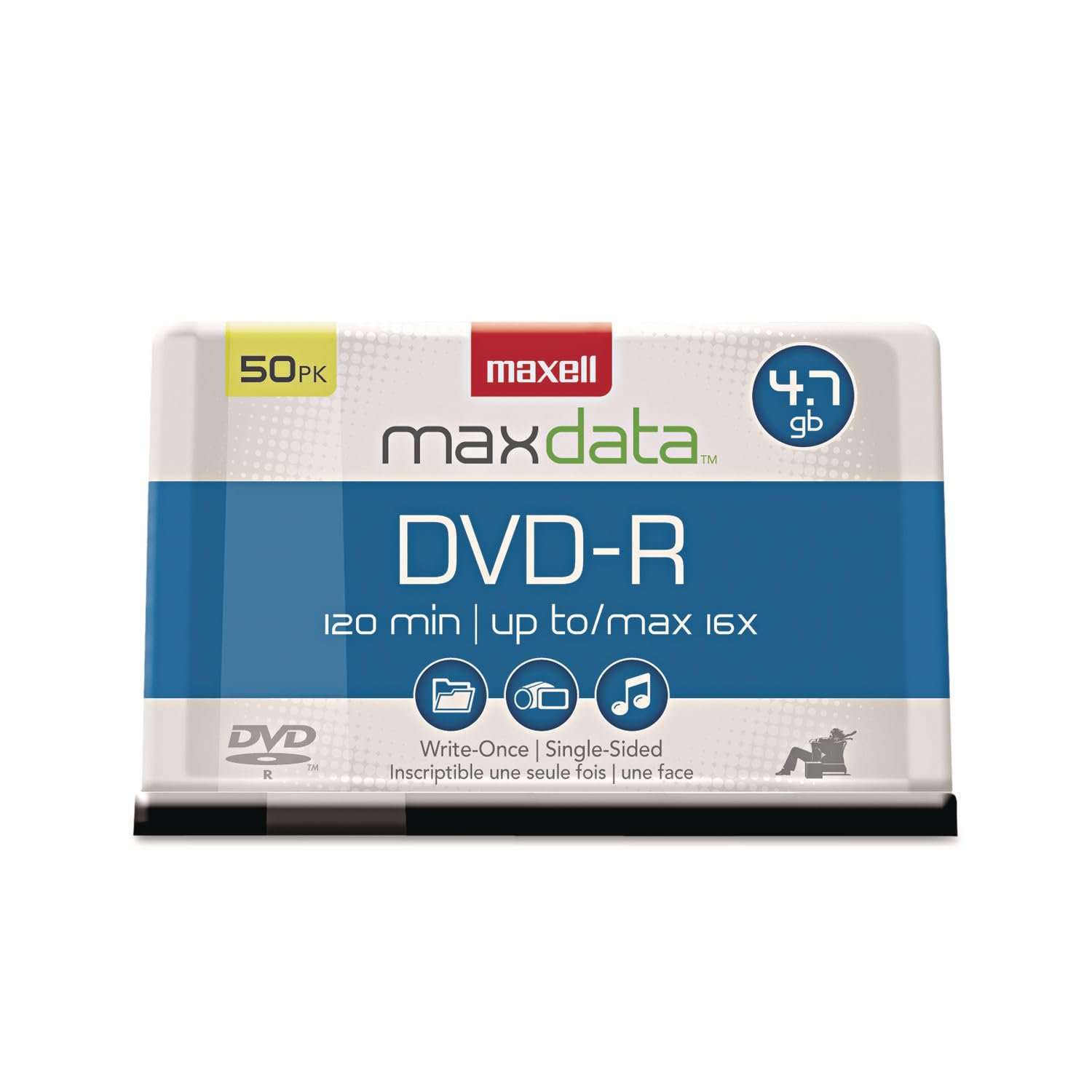 Maxell 638011 DVD-R 4.7GB 16X Spindle 50