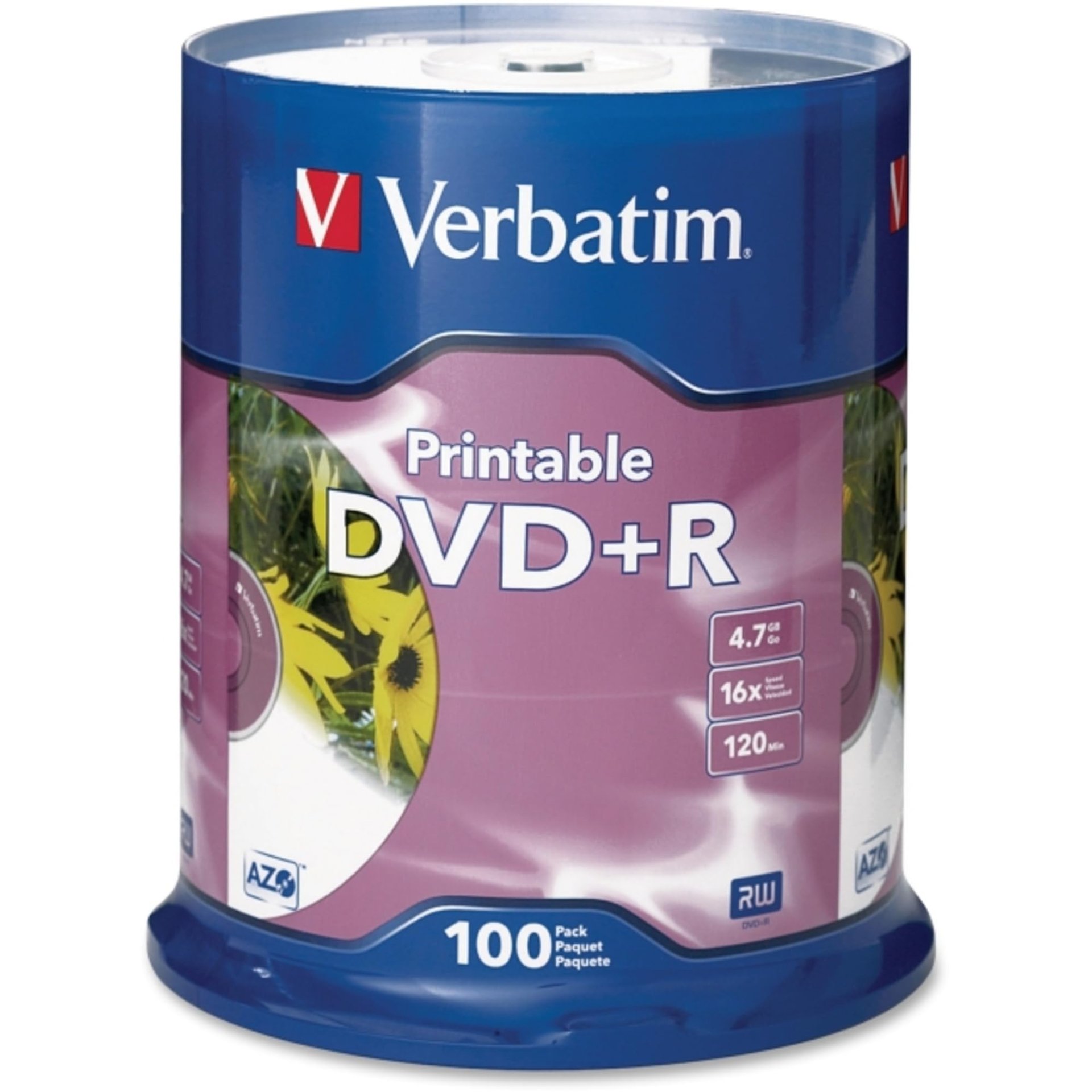 Verbatim VER95145 — DVD+R 16x 4.7 GB 100 unidades
