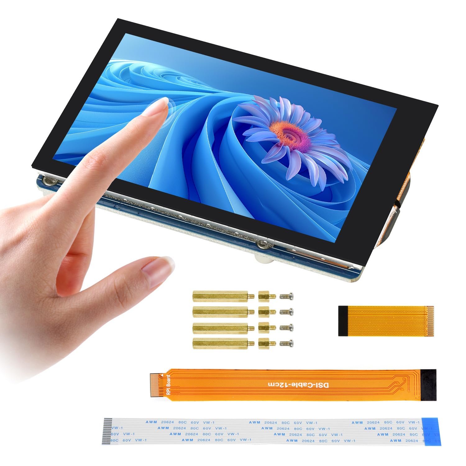 KLAYERS Pantalla táctil DSI 3.5 pulgadas 480×800 IPS