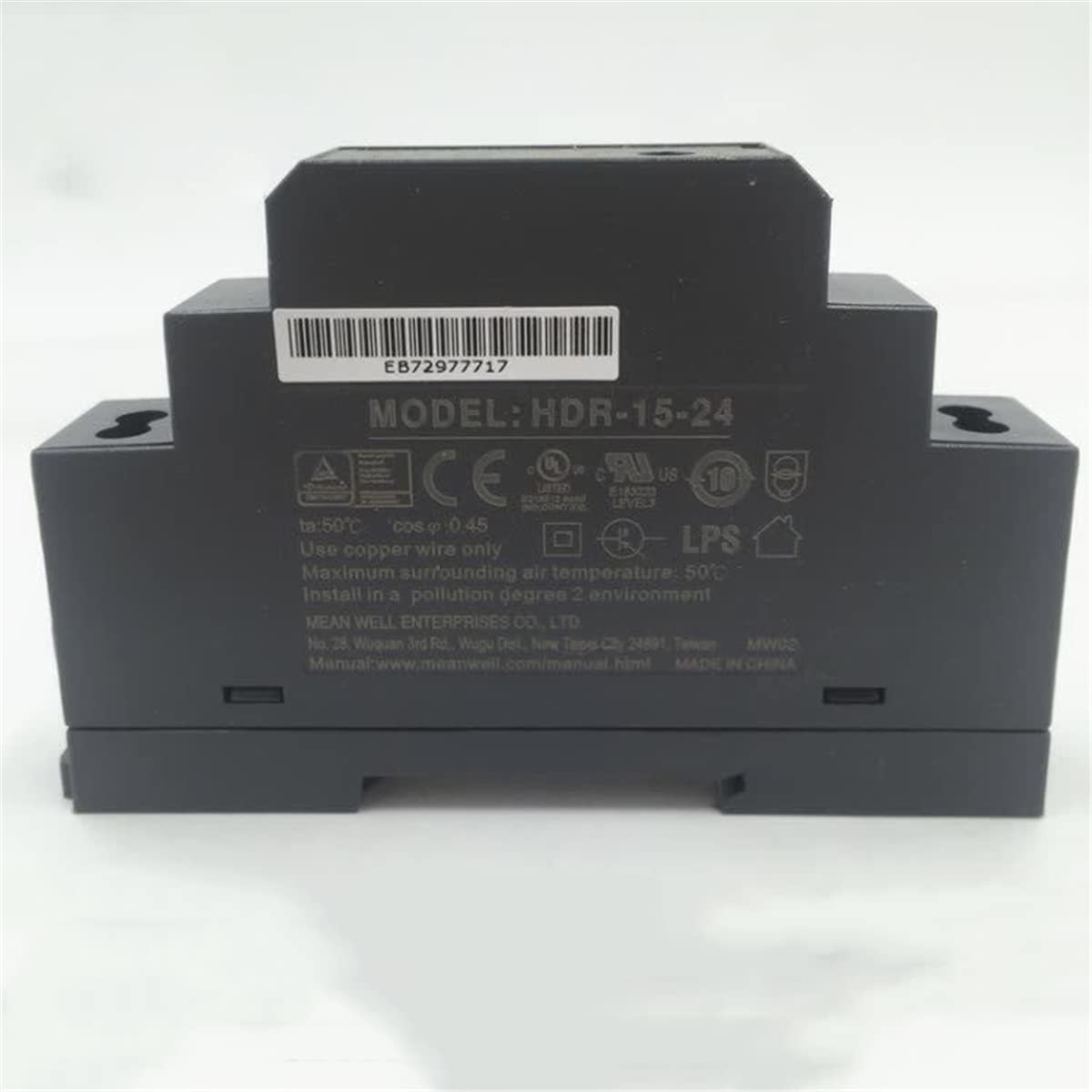 POWERNEX MEAN WELL HDR-15 Fuente DIN 15W Ultra Slim