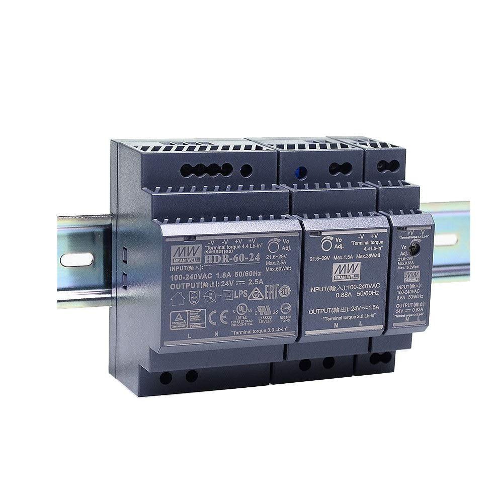 Fuente DIN Mean Well HDR-15 — Salida 12V