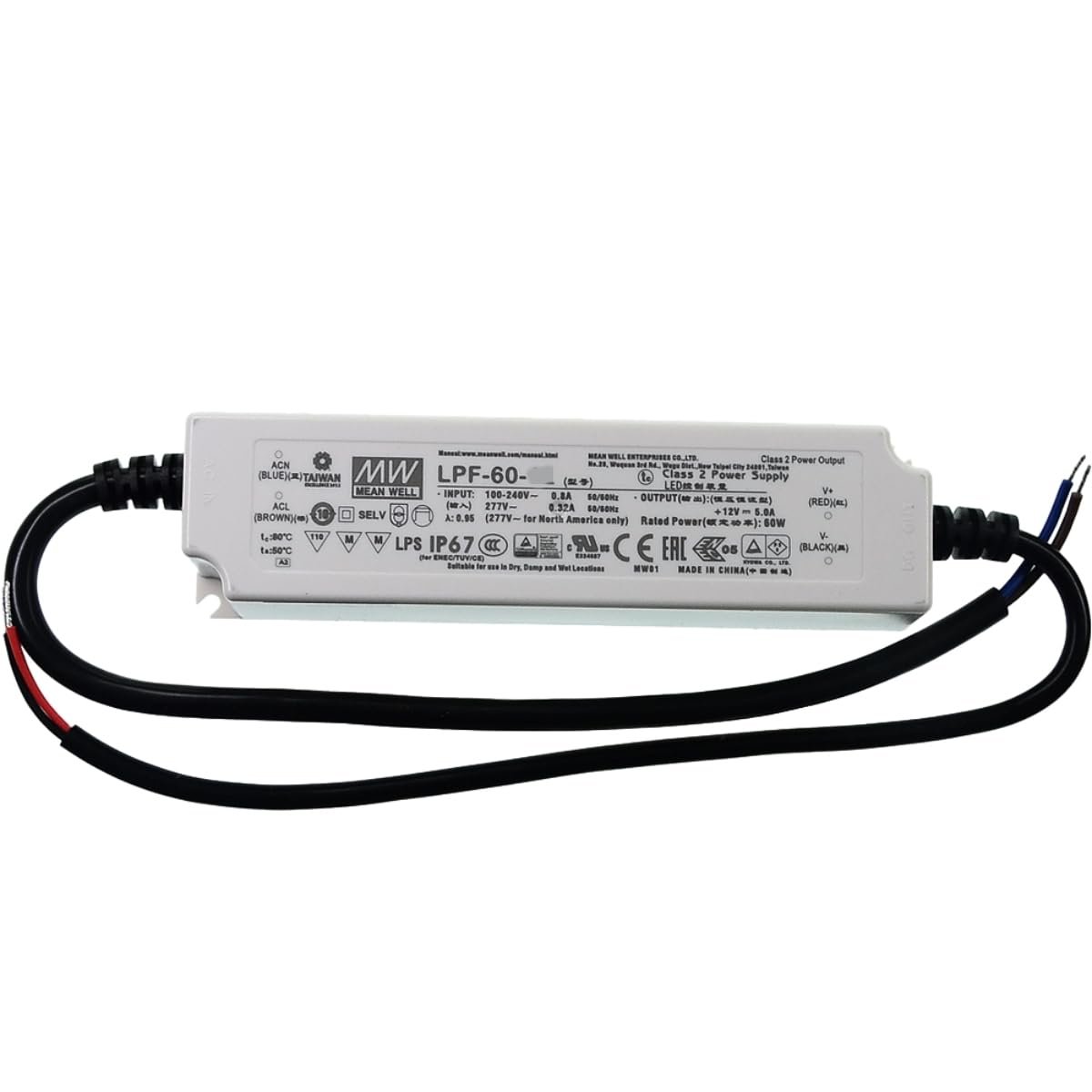 Driver LED Mean Well LPF-60D-48 60W 1.25A