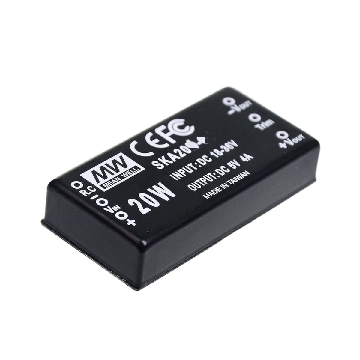 Fuente DC/DC Mean Well SKA 20W 5V 400–4000mA SKA20C-05