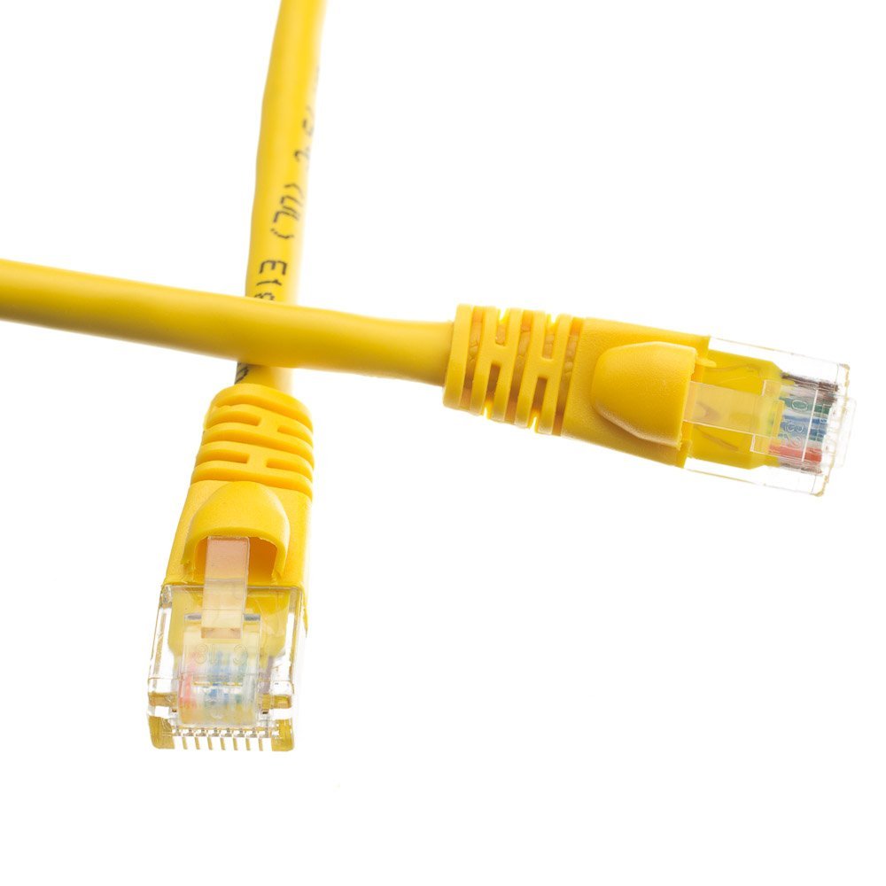 CableWholesale Cat6 RJ45, 24AWG, 25 pies, Amarillo