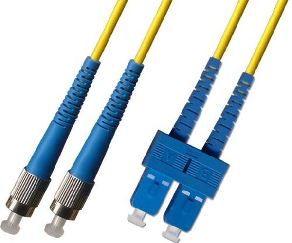 Cable fibra óptica dúplex monomodo 25 m (9/125) FC-SC