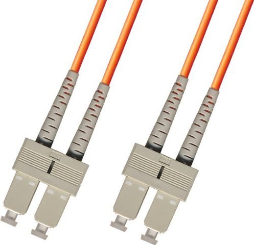 Cable Óptico Dúplex Multimodo OM1 50 m (SC-SC)