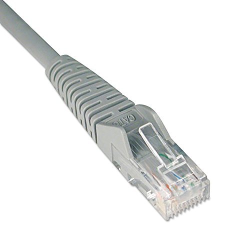 Tripp Lite Cable Patch Cat6 Gigabit 1 ft — Paq. 10 (Gris)